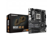 GIGABYTE B650 UD AC, Socket AM5, 10Phases, AMD B650, Dual 4xDDR5-7600, APU AMD graphics, HDMI, DP, 4xPCIe4.0 X16, 4xSATA3, RAID, 3xM.2 PCIe 5.0, Realtek 7.1 Audio, 1xGbE LAN, WiFi6E/BT, 2xUSB 3.2Gen2, 2xUSB-C Gen2, 4xUSB 3.2(2C+2A), RGB Fusion 2.0, ATX